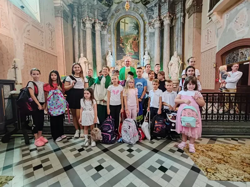 Zaziv Duha Svetoga za početak školske godine u Rumi