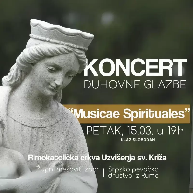 Koncert Duhovne glazbe u Rumi
